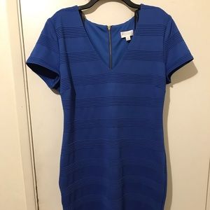 Blue Bisou Bisou fitted dress